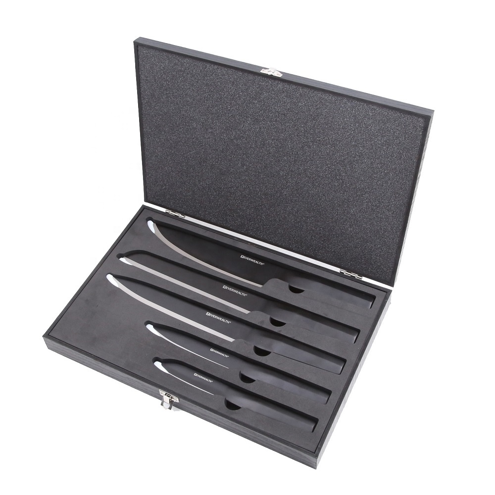 Alta Qualità Professionale Strumento Da Cucina Ossido Nero Coltelli Chef Set Carne Vegetale 8 Pollice Coltello Da Cucina Carving Set 