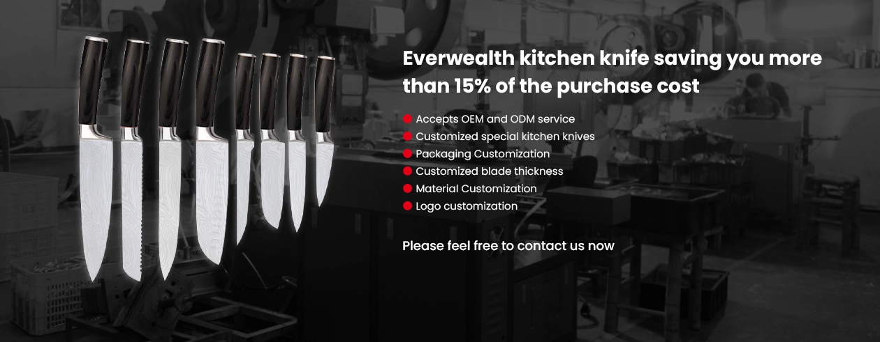 EVERWEALTH Set di coltelli da cucina Produzione 